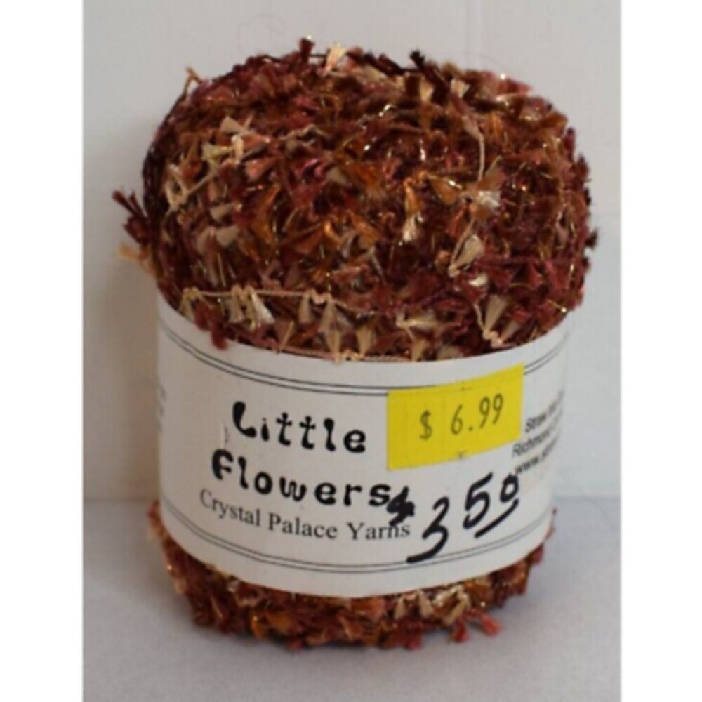 Crystal Palace Yarns Little Flowers Mini Flag #436 Lot A 130 Yards 50 Gr NEW!